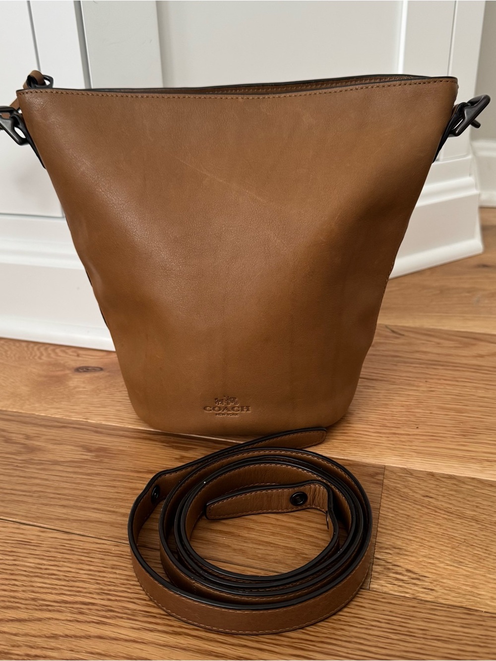 Coach Bleecker Leather Sport Mini Duffle Bucket Shoulder Bag 32281 - Picture 2 of 15